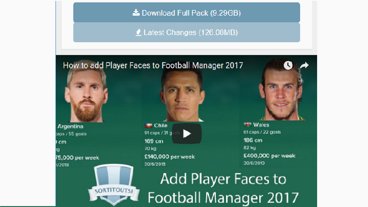 Football Manager のフェイスパック 手順 Pcとスマホとゲーム